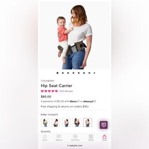 Tushbaby baby carrier
